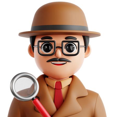 Detective  3D Icon