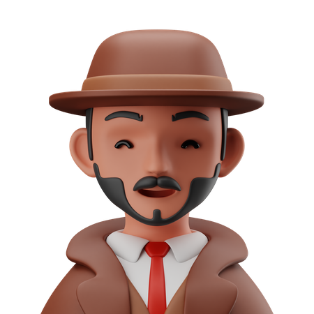 Detective 3D Icon