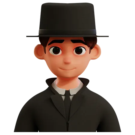 Detective Avatar  3D Icon