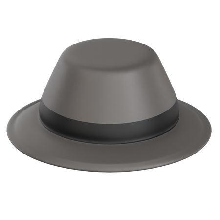 Detective de sombreros  3D Icon