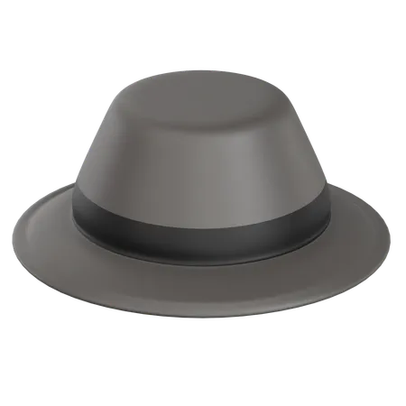 Detective de sombreros  3D Icon