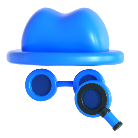 Detective policial  3D Icon