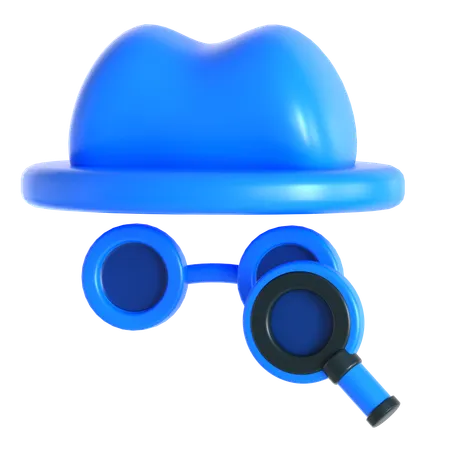 Detective policial  3D Icon