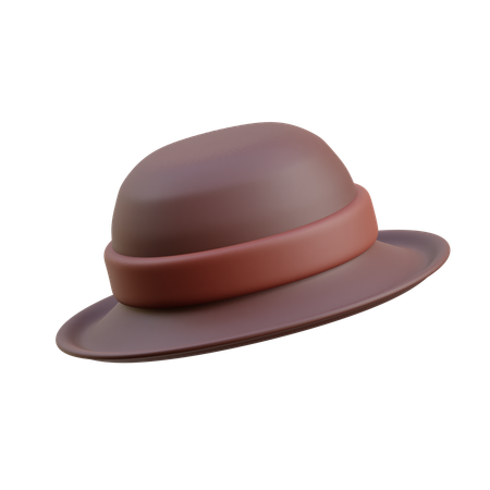 Detective Hat  3D Icon