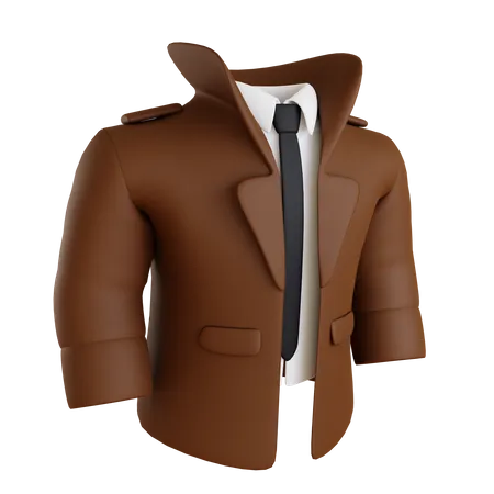 Detective Suit  3D Icon