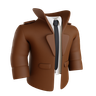 detective suit emoji 3d