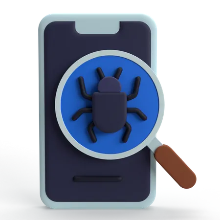 Detector de bugs  3D Icon
