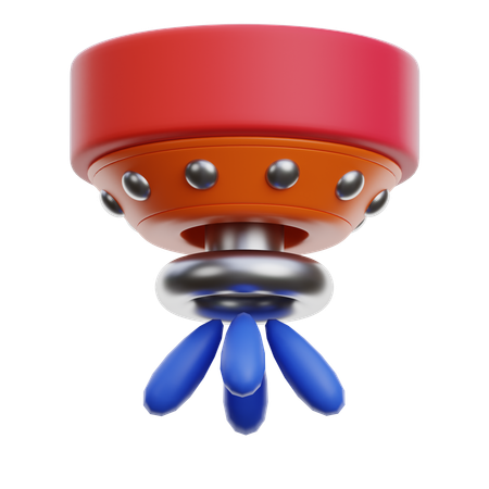 Detector de fogo  3D Icon