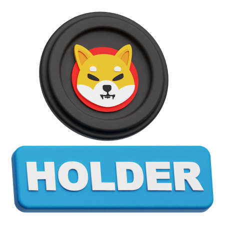 Détenteur de shiba inu  3D Icon