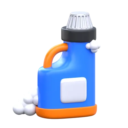 Detergent 3 D Hygiene Routine Icon 3D Icon