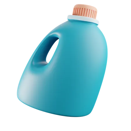 Detergent Bottle 3D Illustration