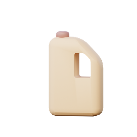 Detergent Bottle 3D Illustration