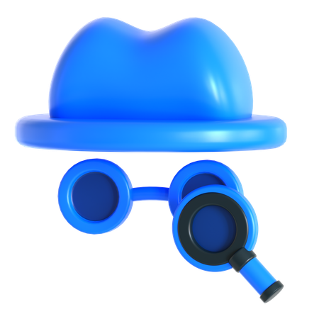 Detetive policial  3D Icon