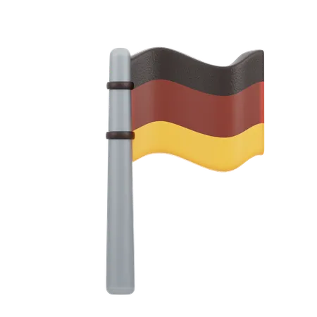 Deutsche Flagge  3D Icon
