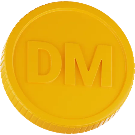 Deutsche mark  3D Icon