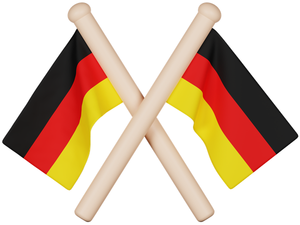 Deutschland Flagge  3D Icon
