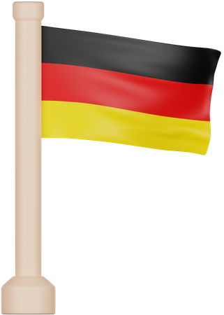 Deutschland Flagge  3D Icon