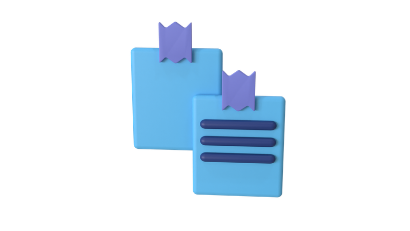 Deux notes  3D Icon