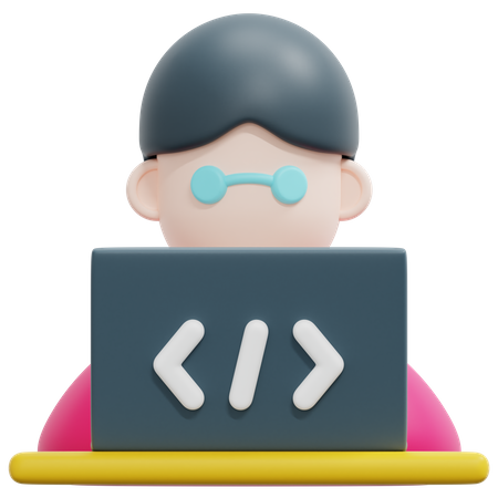 Developer  3D Icon