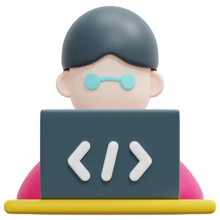 Developer  3D Icon