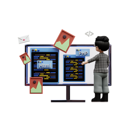 Developer  3D Icon