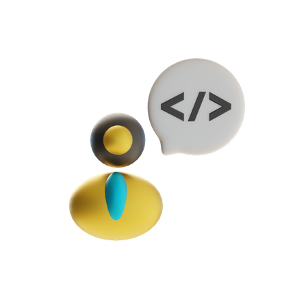 Developer Chat  3D Icon