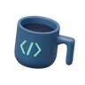 developer 3d logo