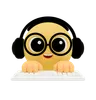 Developer Emoji Coding With Keyboard