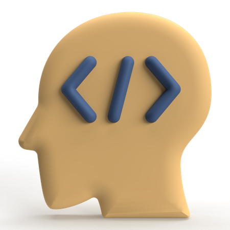 Developer Mind  3D Icon