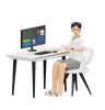 Developer Working On Computer