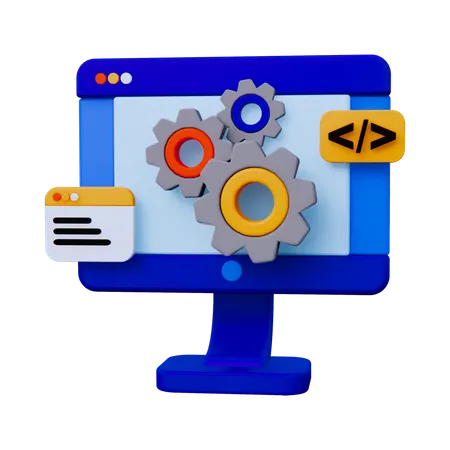 Development  3D Icon