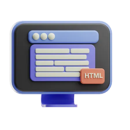 Development Code Editor  3D Icon