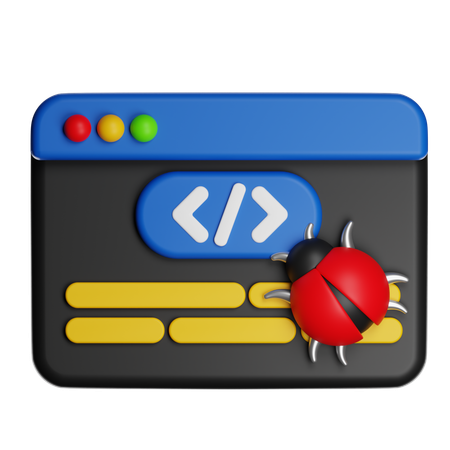 Development Code Editor  3D Icon