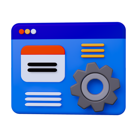 Development Configuration  3D Icon