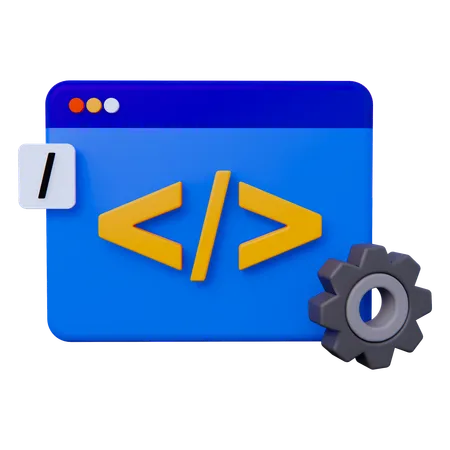 Development Ilustration  3D Icon