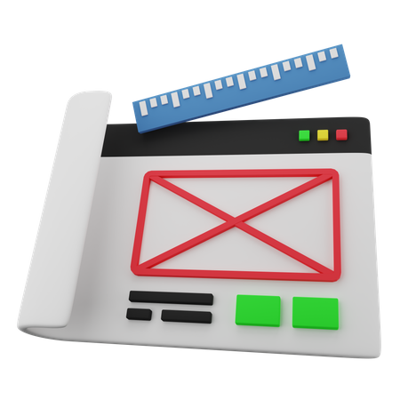 Development Layout  3D Icon