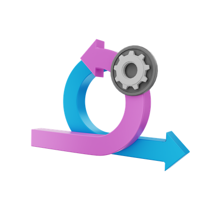 Development Process  3D Icon