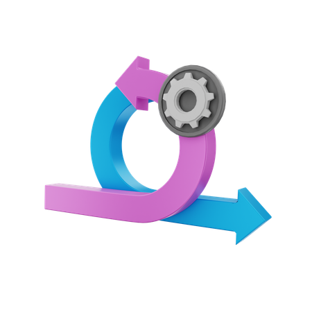 Development Process  3D Icon