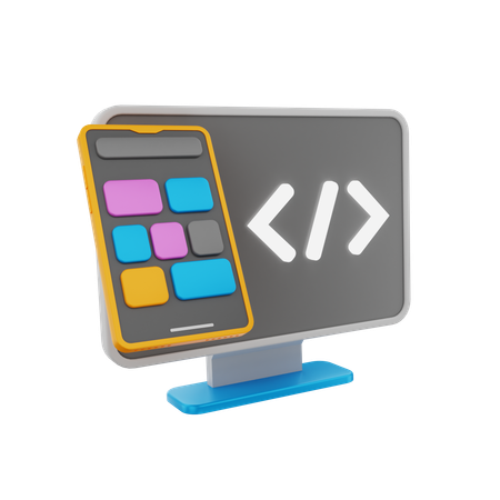 Développement d'applications  3D Icon