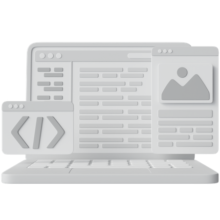 Développement de logiciels  3D Icon