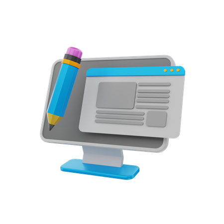 Développement web  3D Icon
