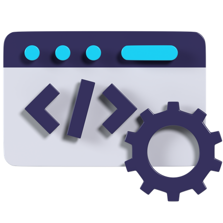 Développement web  3D Icon