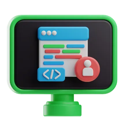 Développeur  3D Icon