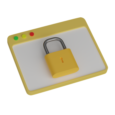 Déverrouillage Web  3D Icon