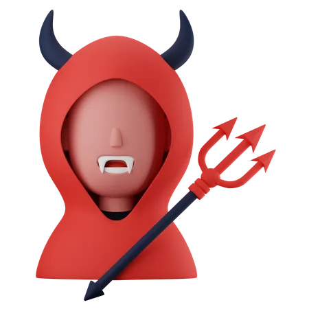 Devil  3D Icon