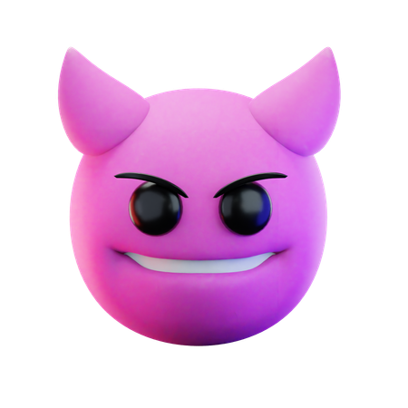 Devil Emoji  3D Icon
