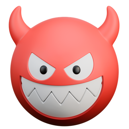 Devil Emoji  3D Icon