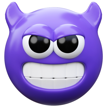 Devil Emoji  3D Icon