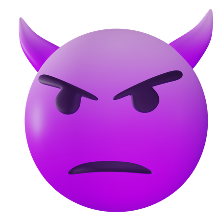 Devil Emoji  3D Icon