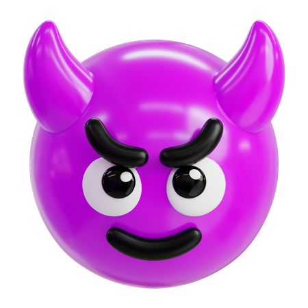 Devil Emoji  3D Icon